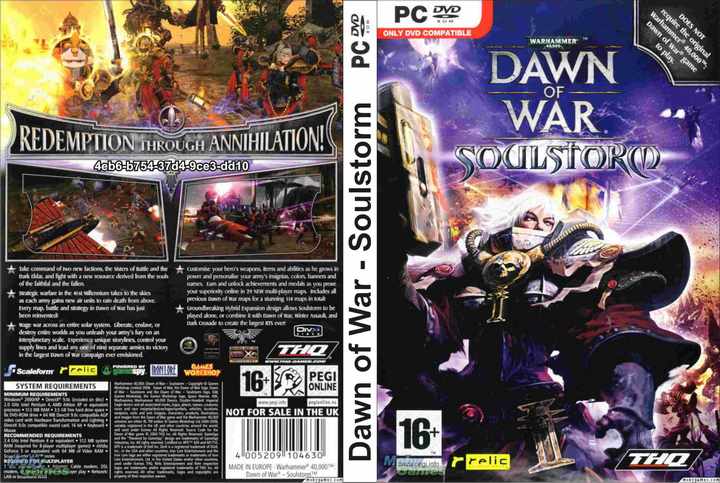 W4KDOWS Warhammer 40000 Dawn of War: Soulstorm PC Download