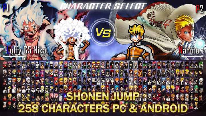 Shonen Jump MUGEN V3 - All 258 Characters