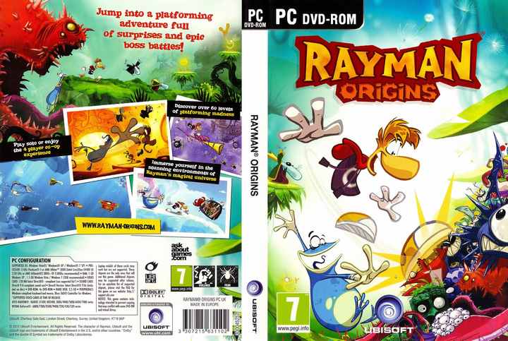 RAYORI-1 Rayman Origins PC Game