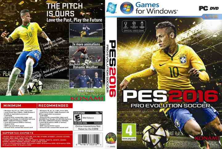 Pro Evolution Soccer 2016 PC Game