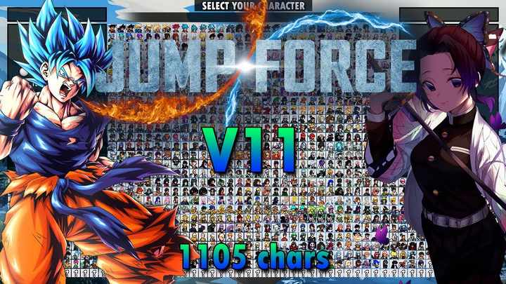 Jump Force Mugen V11 DOWNLOAD 4k (Gameplay) 