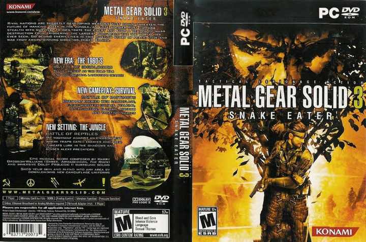 Metal Gear Solid 3 Snake Eater Metal Gear Solid 3 Snake Eater PC Download