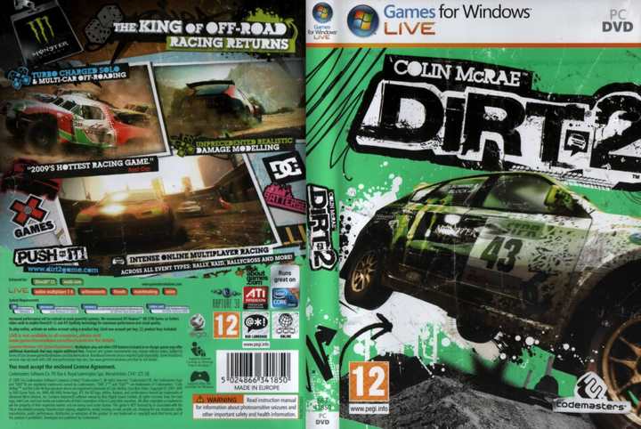 Colin McRae: Dirt 2 Colin McRae: Dirt 2 PC Download