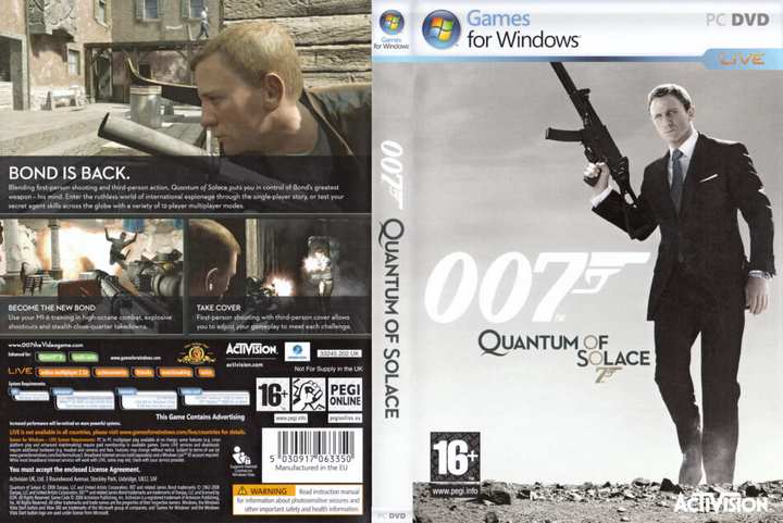 James Bond 007 Quantum of Solace James Bond 007 Quantum of Solace PC Download