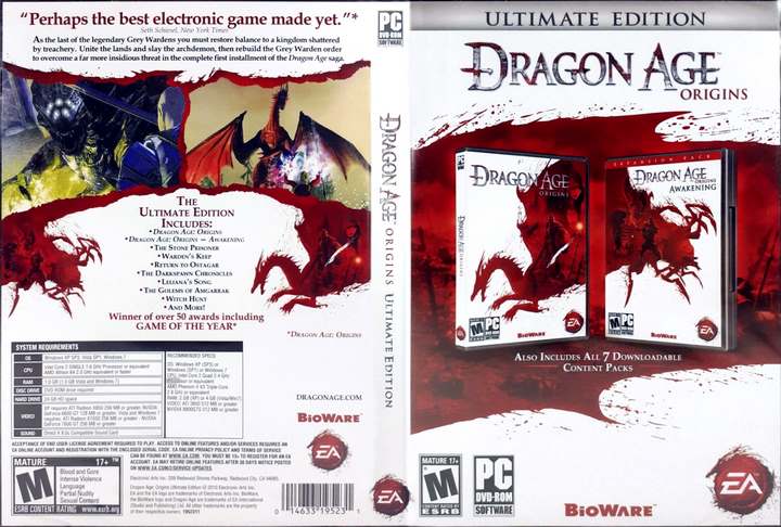 DRGAORUL-2 Dragon Age: Origins Ultimate Edition PC Download