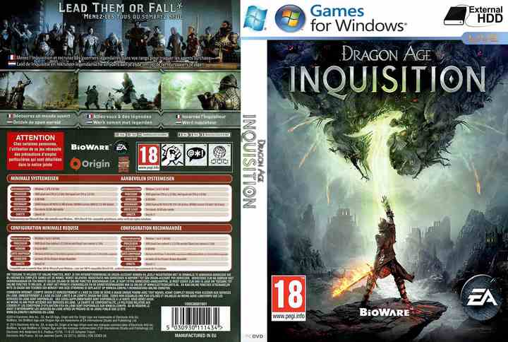 DRGAINQ-3 Dragon Age Inquisition Digital Deluxe Edition PC Download