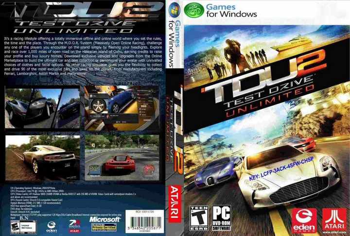 TDRVUN2-1 Test Drive Unlimited 2 Complete PC Download