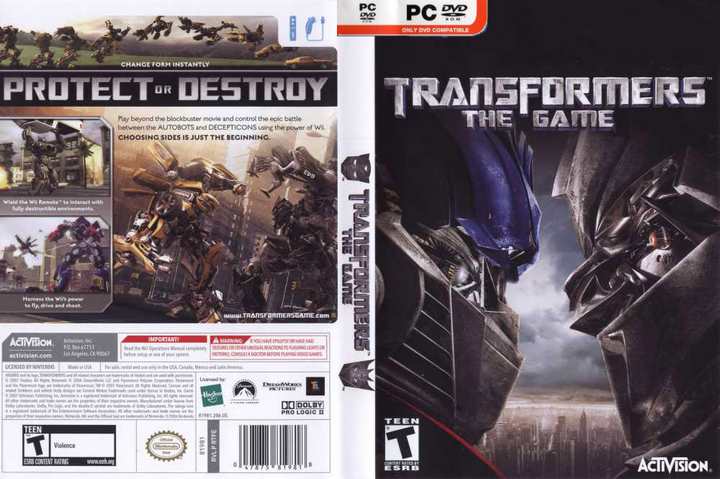 Transformers: The Game PC Download