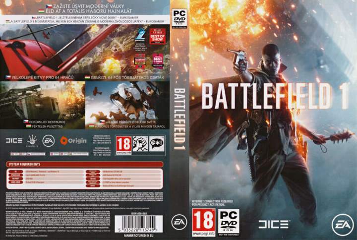 BTLFDL1-2 Battlefield 1 Ultimate Edition PC Download