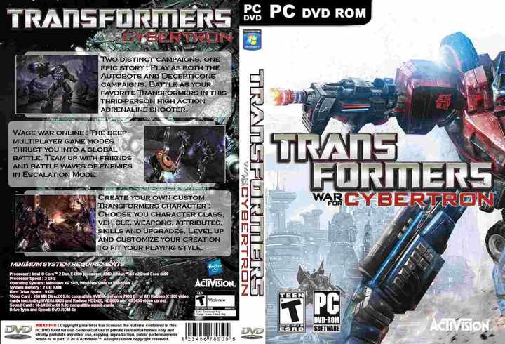Transformers 3: War For Cybertron PC Full