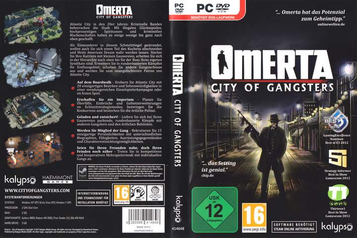 Omerta City of Gangsters PC Game
