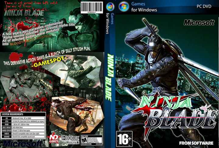 NINBLD-1 Ninja Blade PC Game