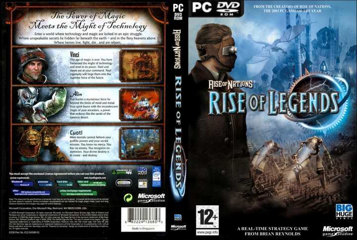 Rise Of Nations: Rise Of Legends PC Game