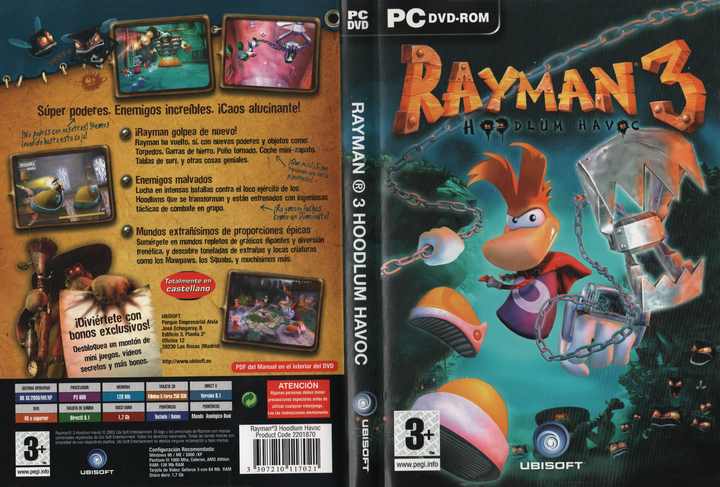 RYMN3-4 Rayman 3: Hoodlum Havoc PC Game
