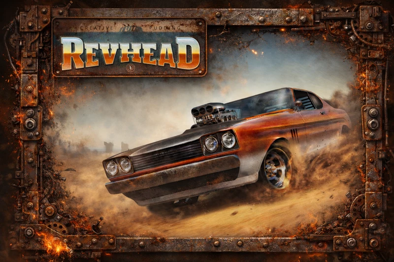revhead-muscle-car-desert-drift-hd