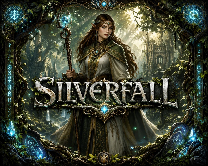 silverfall-enchanted-forest-fantasy-poster